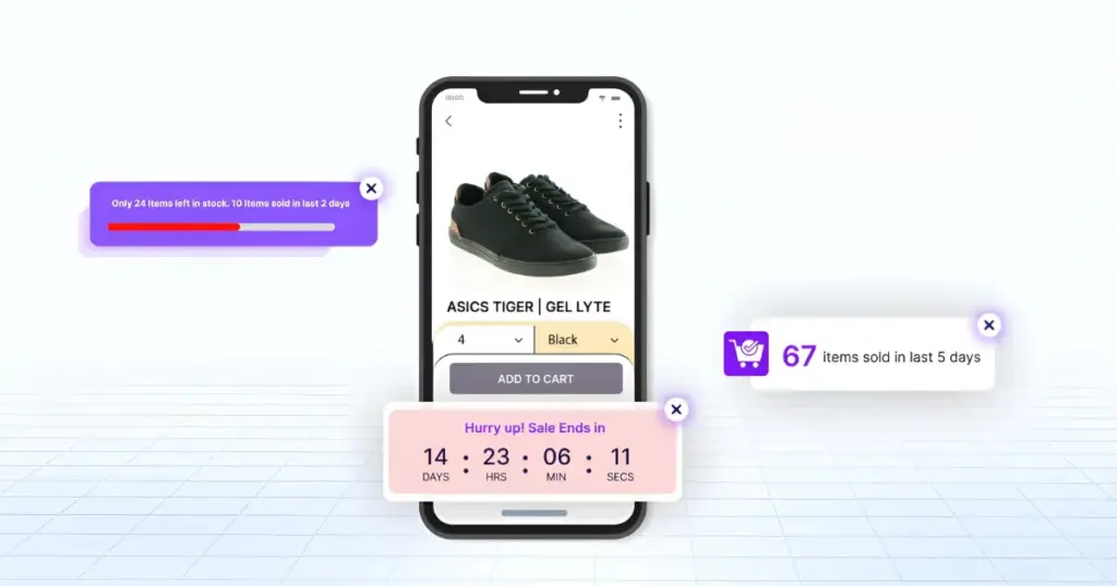 keep your store updated with latest sales notifications