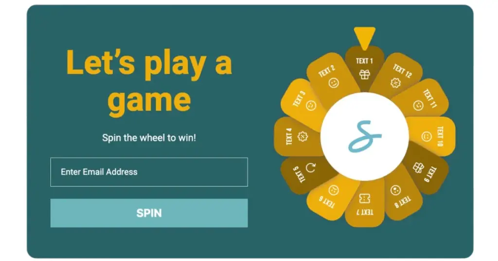 use a gamified popup to boost sales