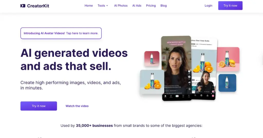 creatorkit creatify ai free alternative