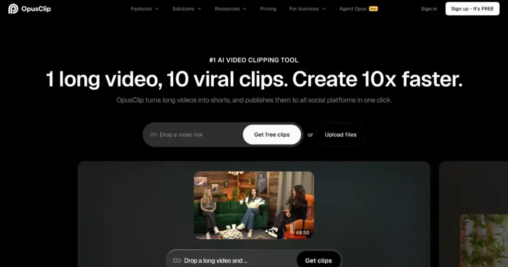 opus clip creatify alternative