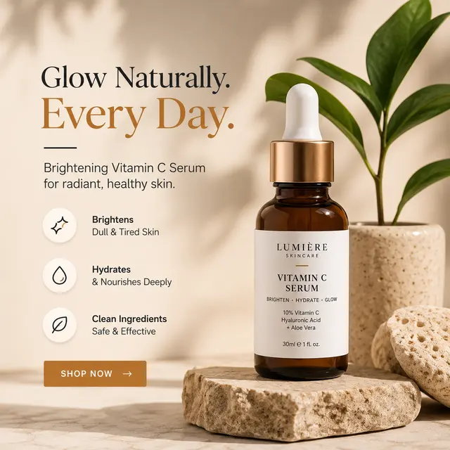 AI-generated lifestyle product ad