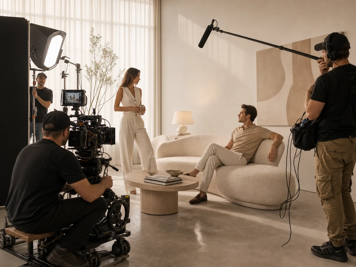AI video shoot example — cinematic product video ad rendered from a still photo for Facebook, Instagram, TikTok and YouTube campaigns