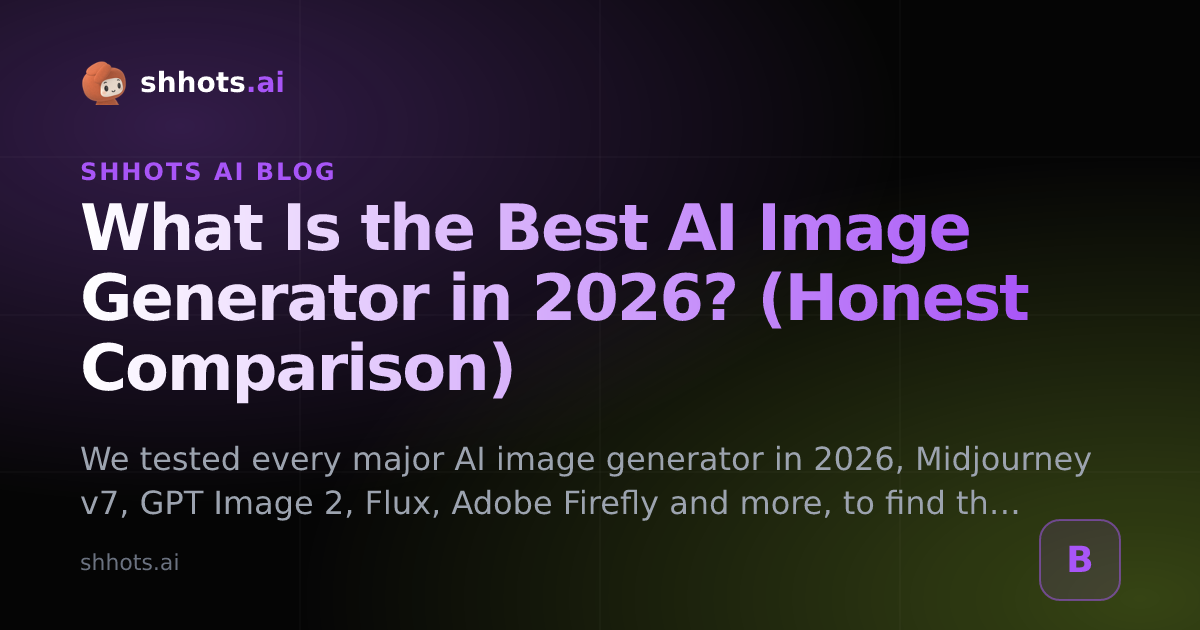 What Is the Best AI Image Generator in 2026? (Honest Comparison ...